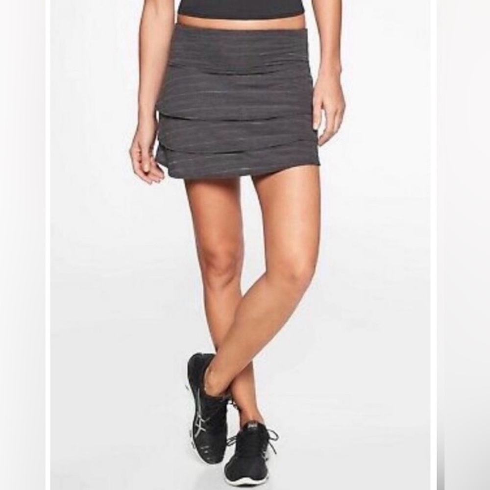 Athleta Gray Swagger Skort Sporty Golf Tennis Pickleball - Size S